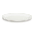 Taidu Ii - 2 Assiettes À Poisson En Bone China - 33x25Cm - Blanc