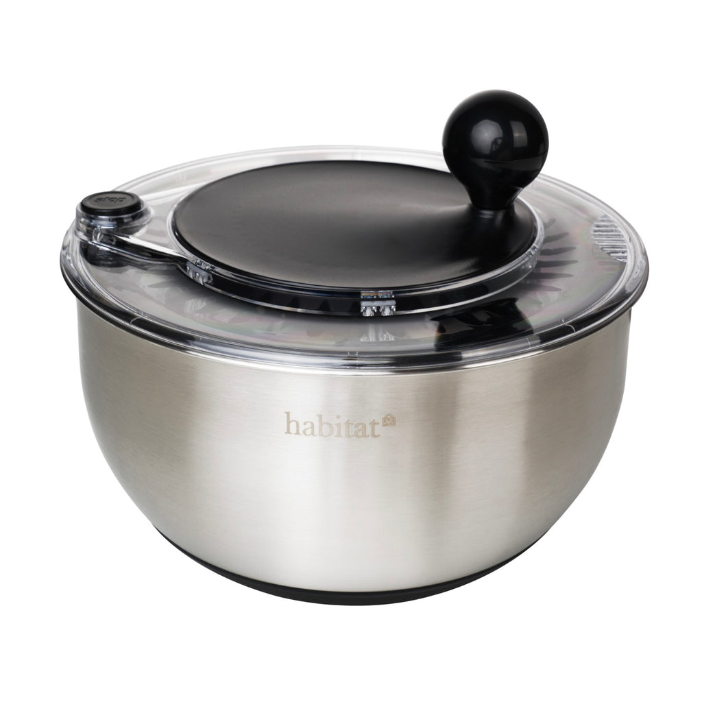 Salsa - Essoreuse À Salade 2 En 1 - Ø24,5Cm -  Noir/Argenté