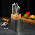 Élixir - Bloc De 5 Couteaux En Inox - Argenté