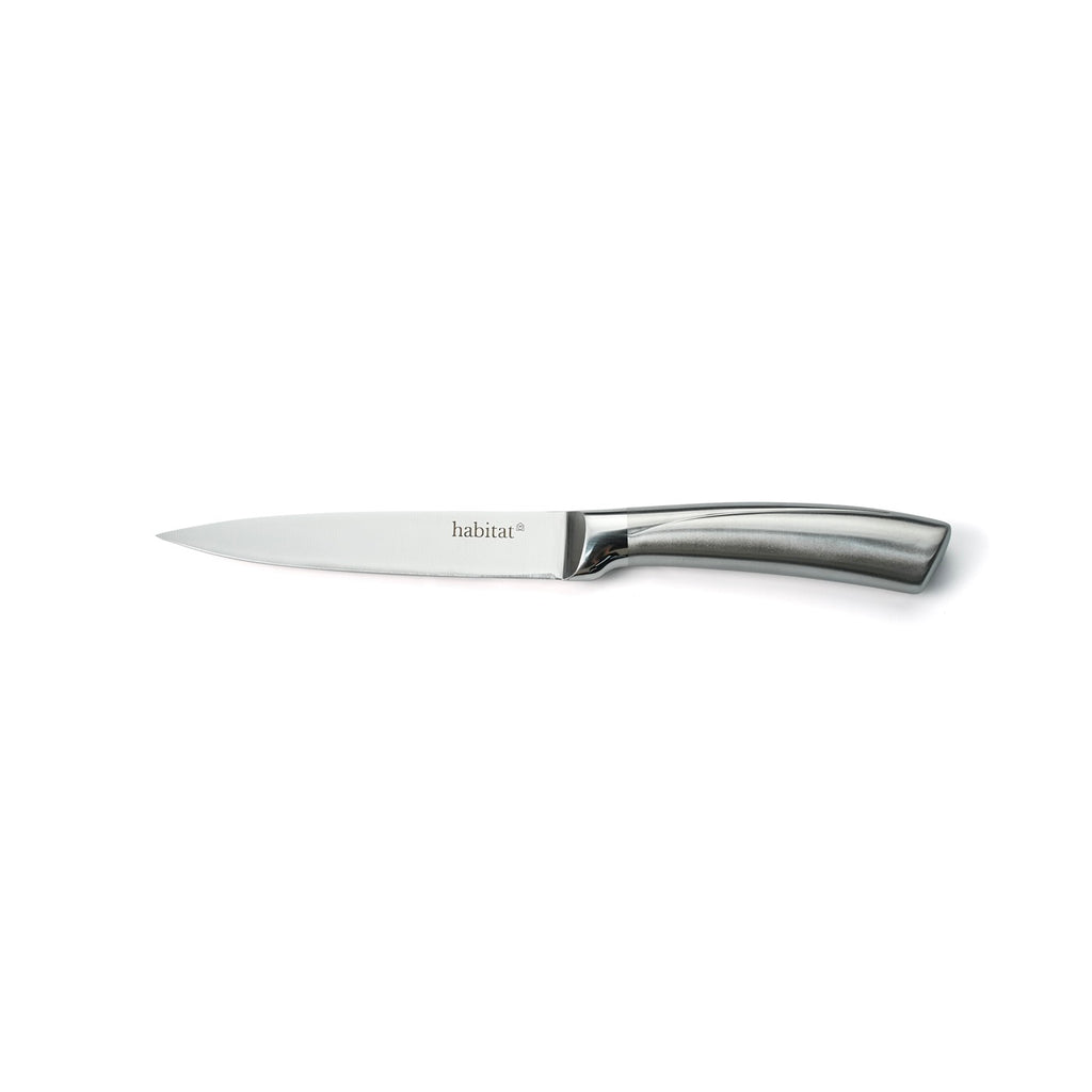 Élixir - Bloc De 5 Couteaux En Inox - Argenté