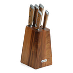 Neva - Bloc De 5 Couteaux - Bois