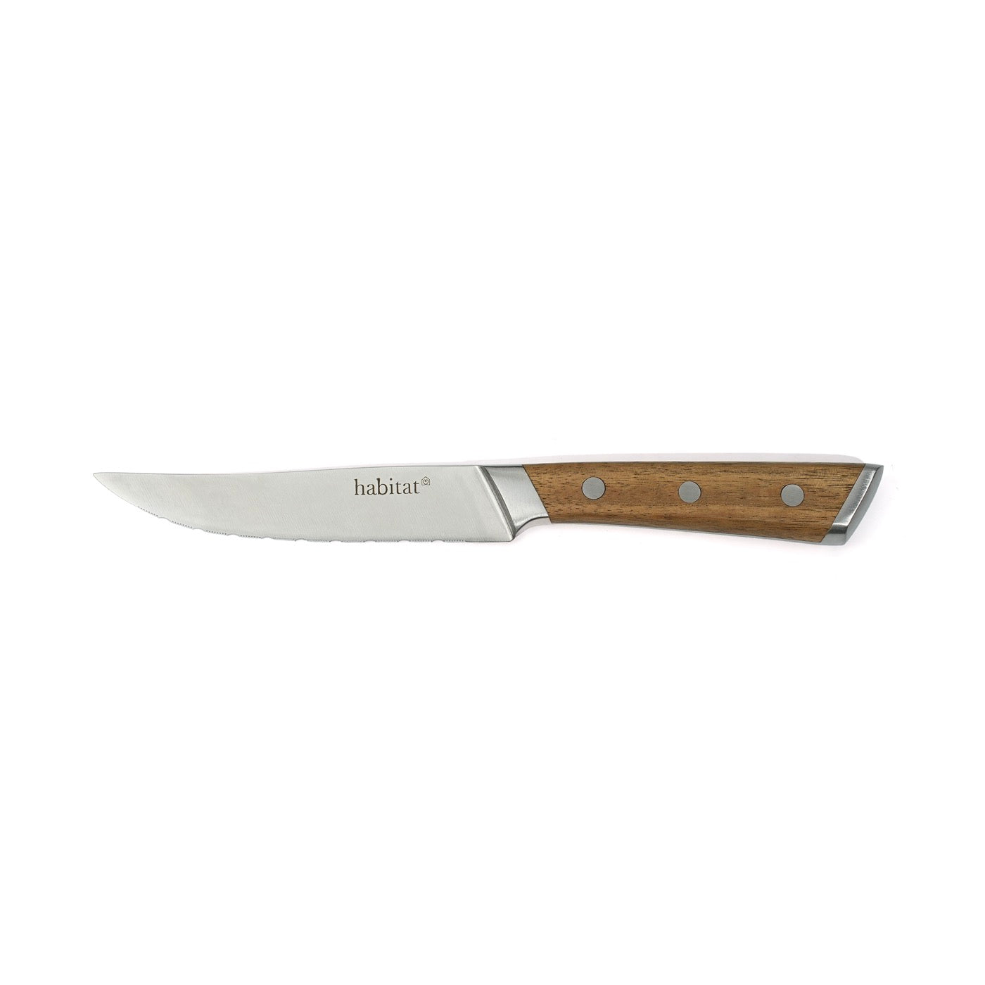 Neva - 6 Couteaux À Steak - Bois