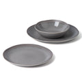 Osaka - Service De Table 18 Pièces En Grès Réactif - Gris