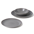 Osaka - Service De Table 18 Pièces En Grès Réactif - Gris