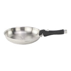 Épure Amovible - 3 Poêles - 20/24/28Cm Amovible Inox 18/8 Induction - Argenté