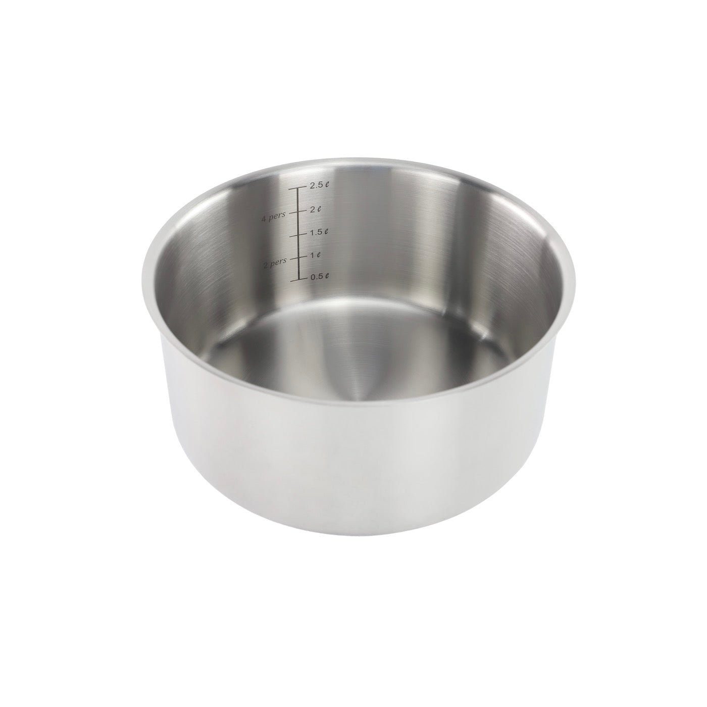 Épure Amovible - Set 7 Pièces Amovible Inox 18/8 Induction - Argenté