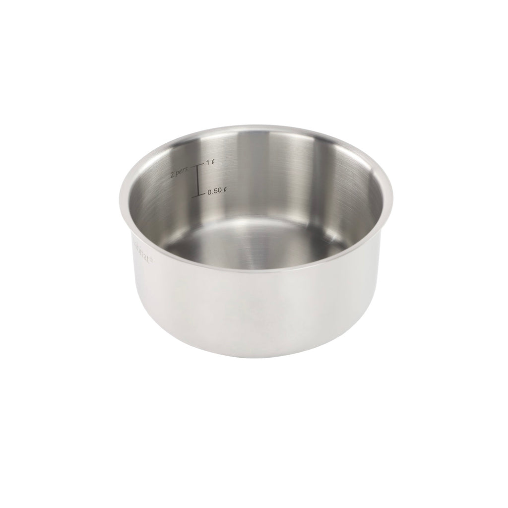 Épure Amovible - Set 7 Pièces Amovible Inox 18/8 Induction - Argenté