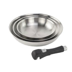 Épure Amovible - Set 7 Pièces Amovible Inox 18/8 Induction - Argenté