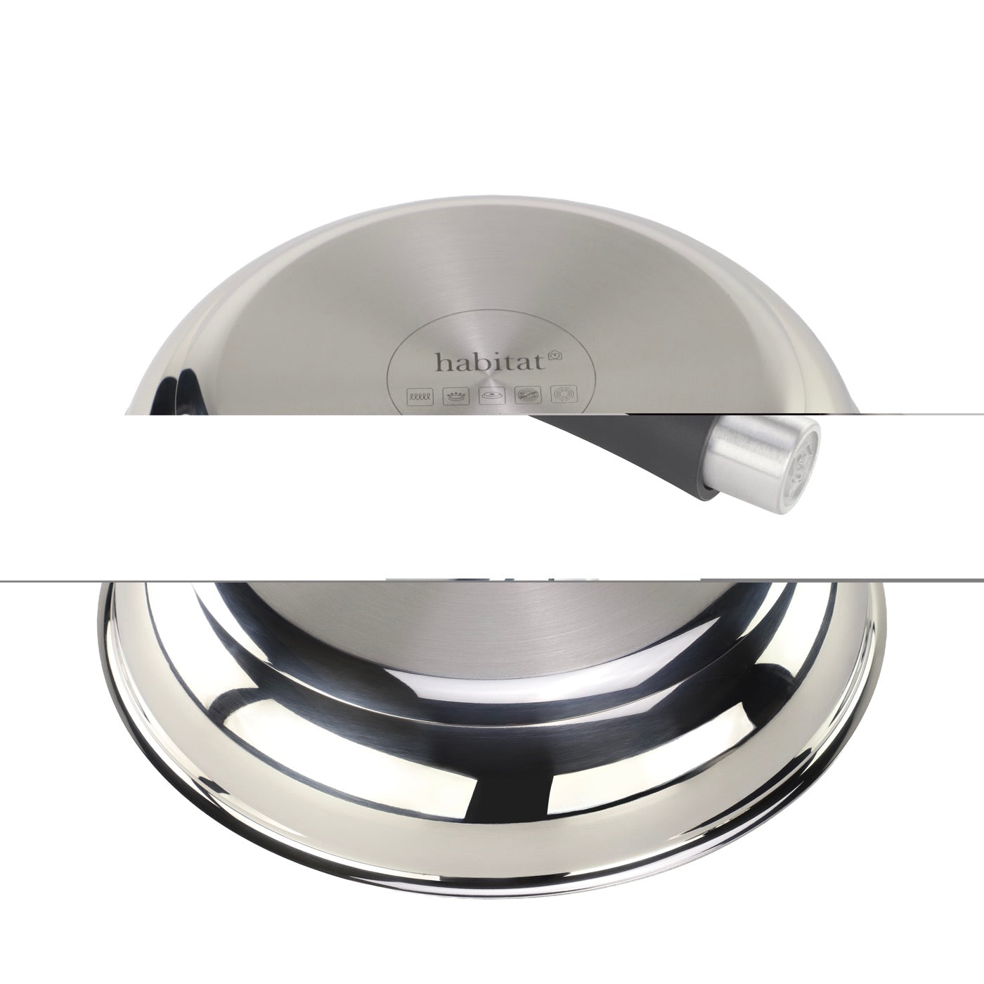 Épure Amovible - Set 7 Pièces Amovible Inox 18/8 Induction - Argenté