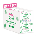 Ecologisch Vochtig Toiletpapier - 100% Vezels Van Natuurlijke Oorsprong - 55 Doekjes