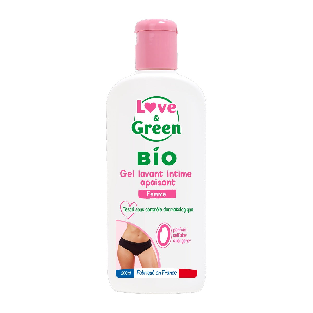 Gel Lavant Intime Apaisant Certifié Bio, Sans Sulfate, Sans Parfum, 200Ml