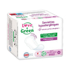 Serviettes Hypoallergéniques Et Écologiques "Nuit Extra Large" X 9