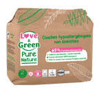 Pure Nature Couches Hypoallergéniques Et Écologiques Non Blanchies T2 X 35