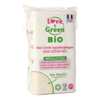 Hypoallergene Maxi-Wattenschijfjes 100% Ongebleekt Biologisch Katoen - 70 Stuks