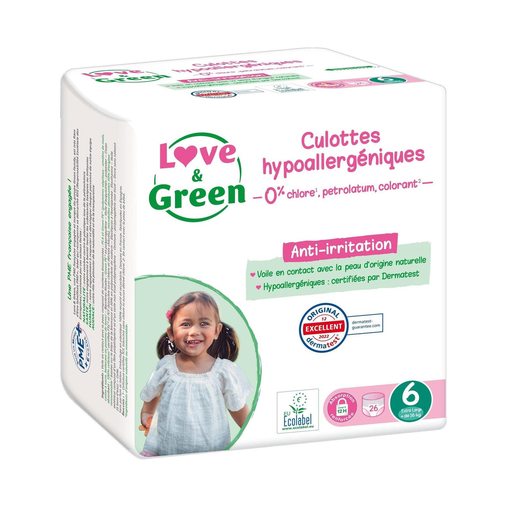 Hypoallergenic And Eco-Friendly Pull-Up Nappies Size 6 X 26