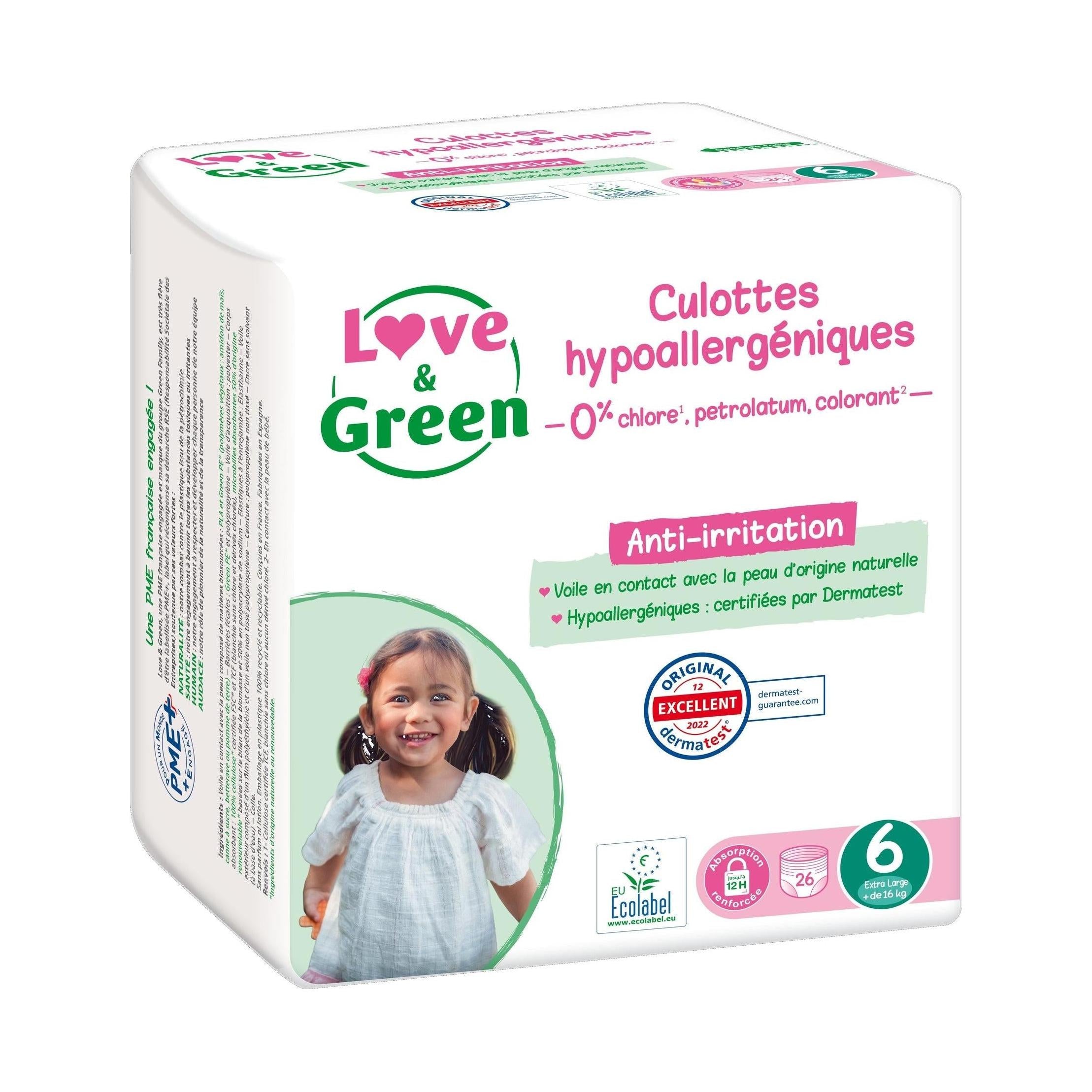 Hypoallergenic And Eco-Friendly Pull-Up Nappies Size 6 X 26