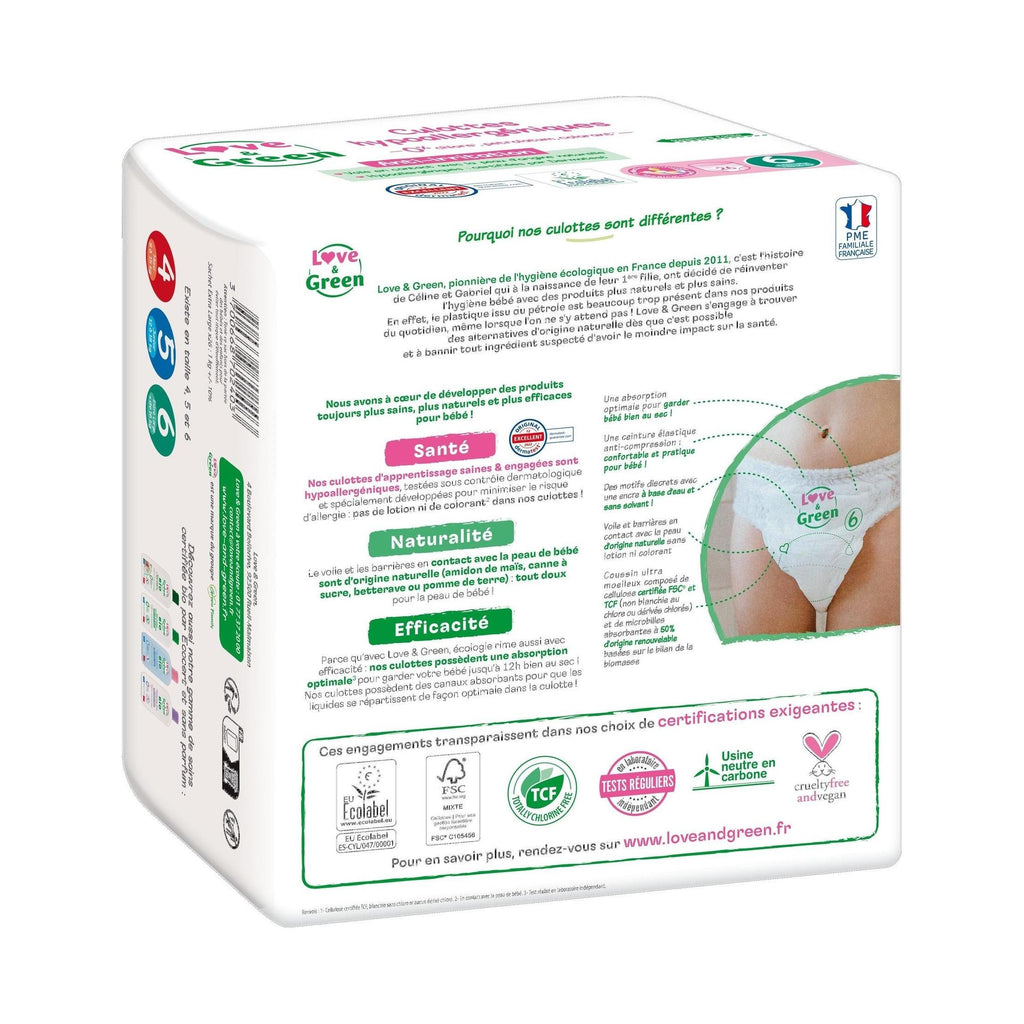 Hypoallergenic And Eco-Friendly Pull-Up Nappies Size 6 X 26