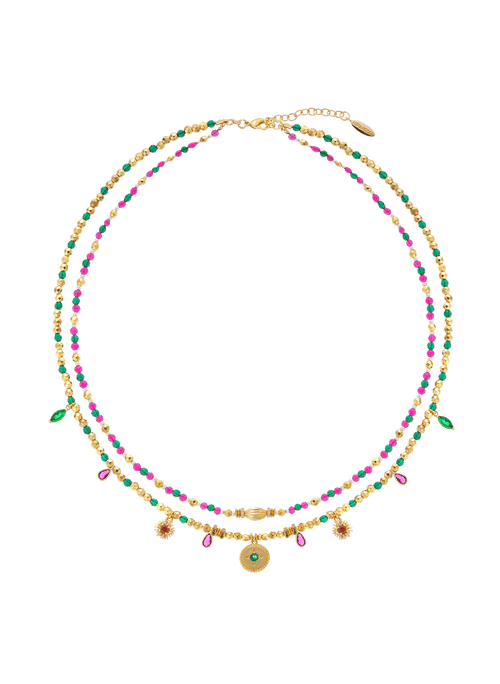 Collier Sherazad - Vert