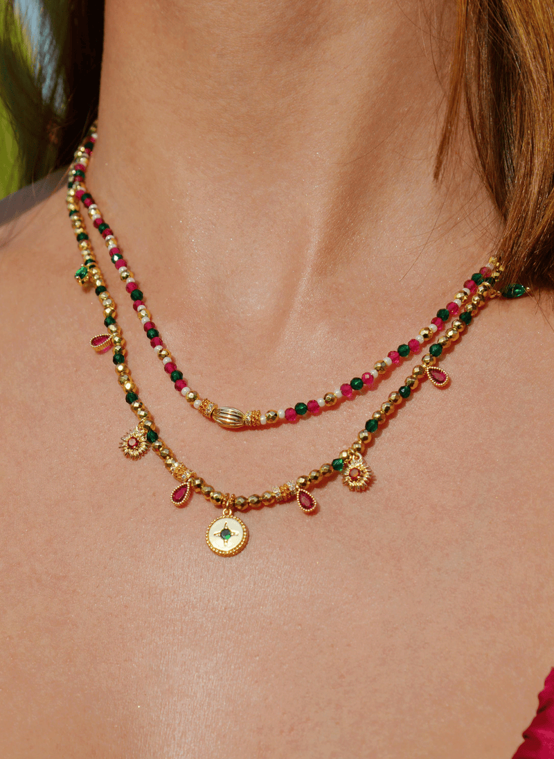 Collier Sherazad - Vert