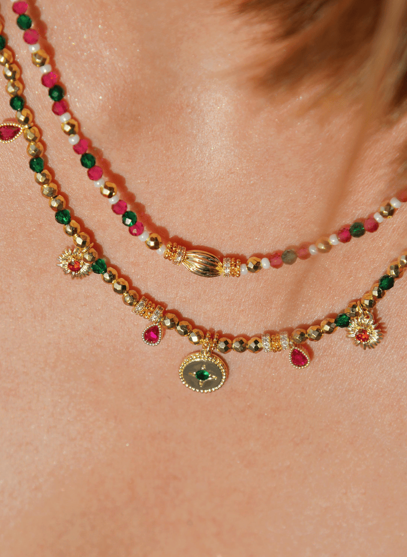 Collier Sherazad - Vert