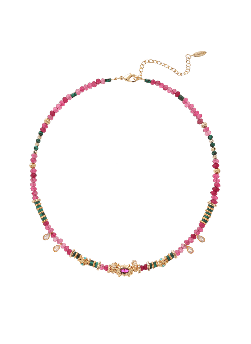 Collier Loukoom - Rose