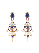 Boucle D'Oreille Halba - Bleu