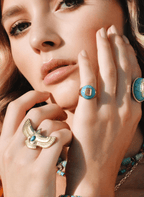 Ring Chana – Türkis