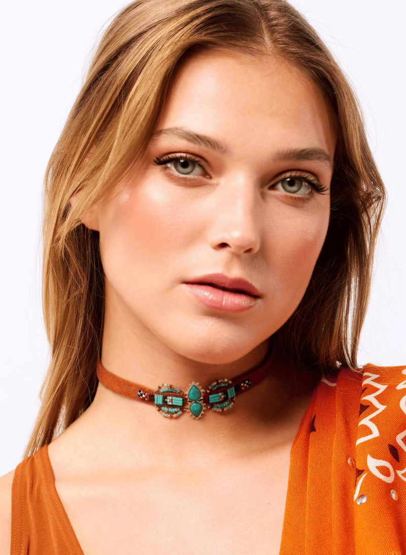 Collier Nastasia - Turquoise
