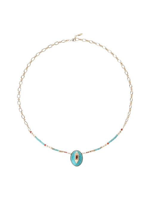 Collier Ketal - Turquoise