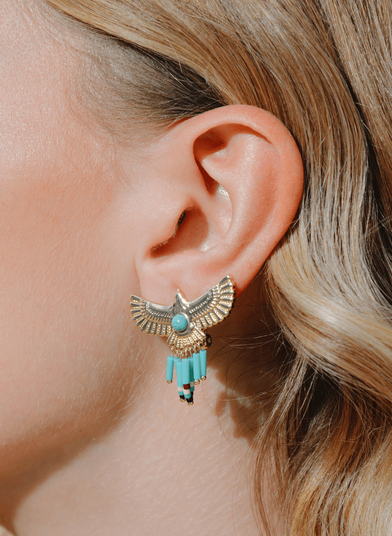Boucle D'Oreille Elsol - Turquoise