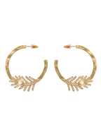 Boucle D'Oreille Carmelle - Blanc