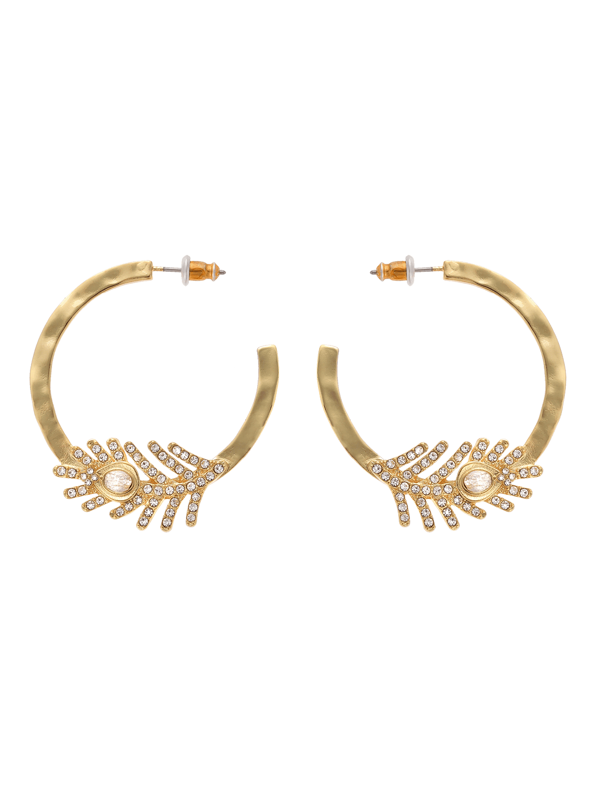 Boucle D'Oreille Carmelle - Blanc