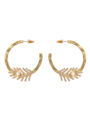 Boucle D'Oreille Carmelle - Blanc