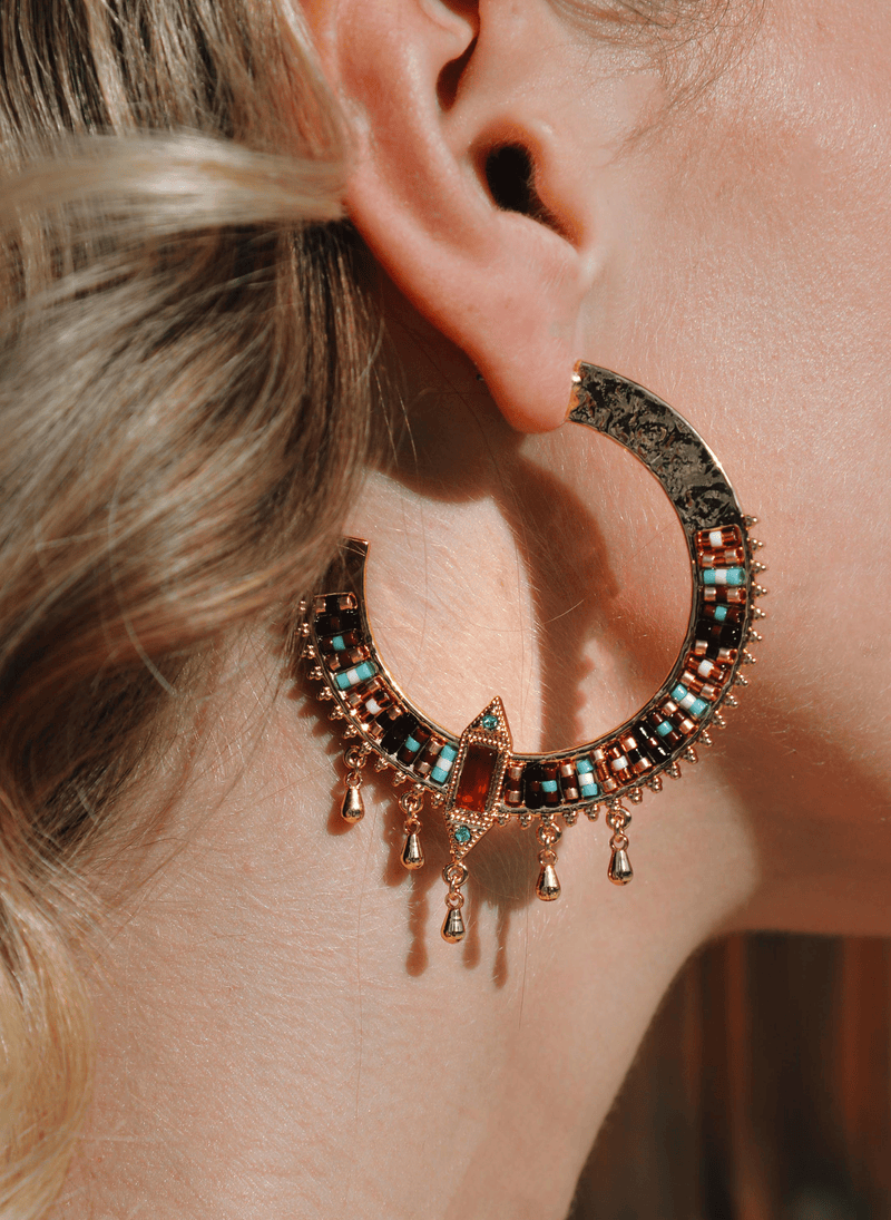 Boucle D'Oreille Cenote - Turquoise