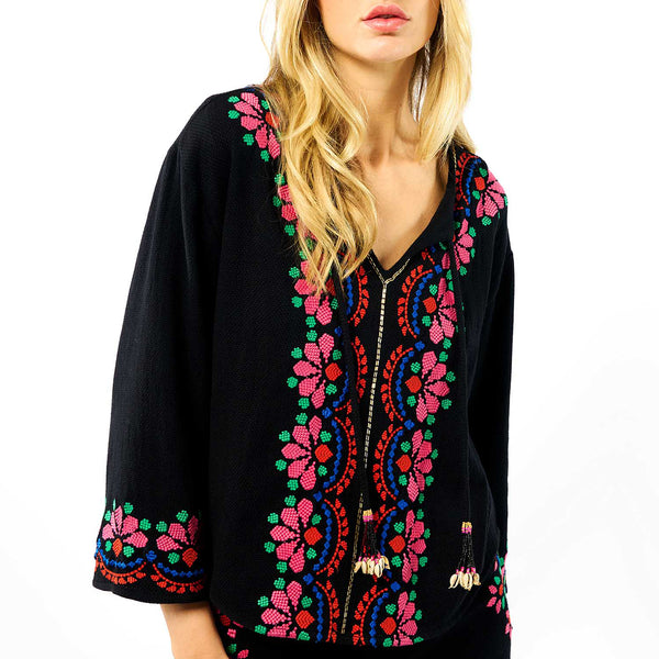 Talara Bluse - Sort