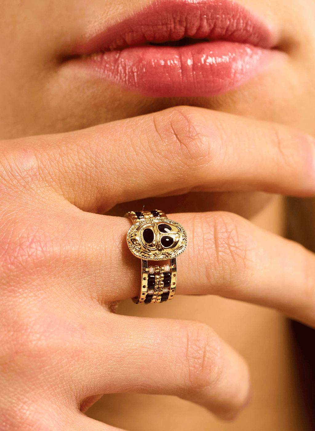 Bague Nyle - Noir