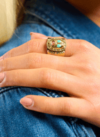 Anillo Trezor - Turquesa