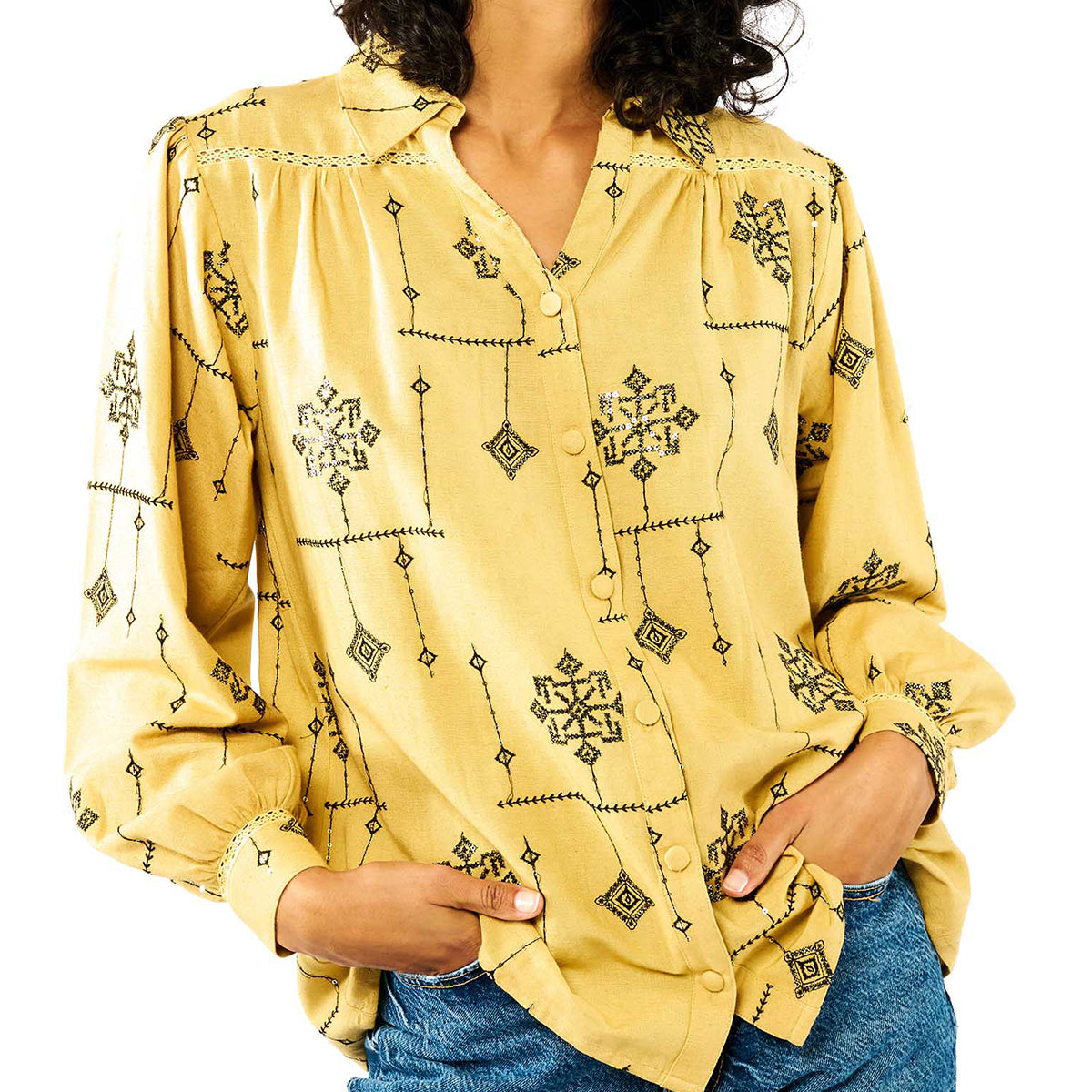 Blusa Silva - Marrón