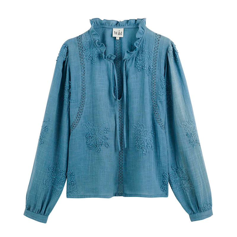 Blouse Teresa - Bleu