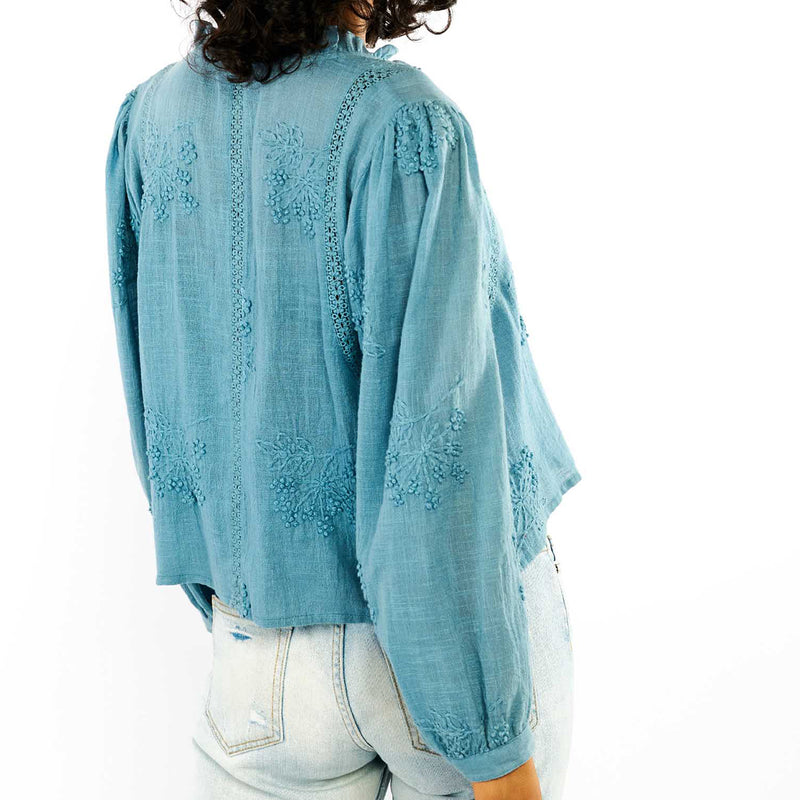 Blouse Teresa - Bleu