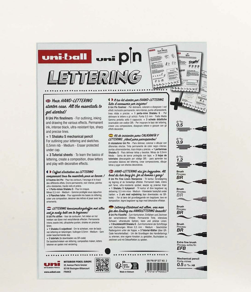 Coffret - Lettering - Uni-Ball