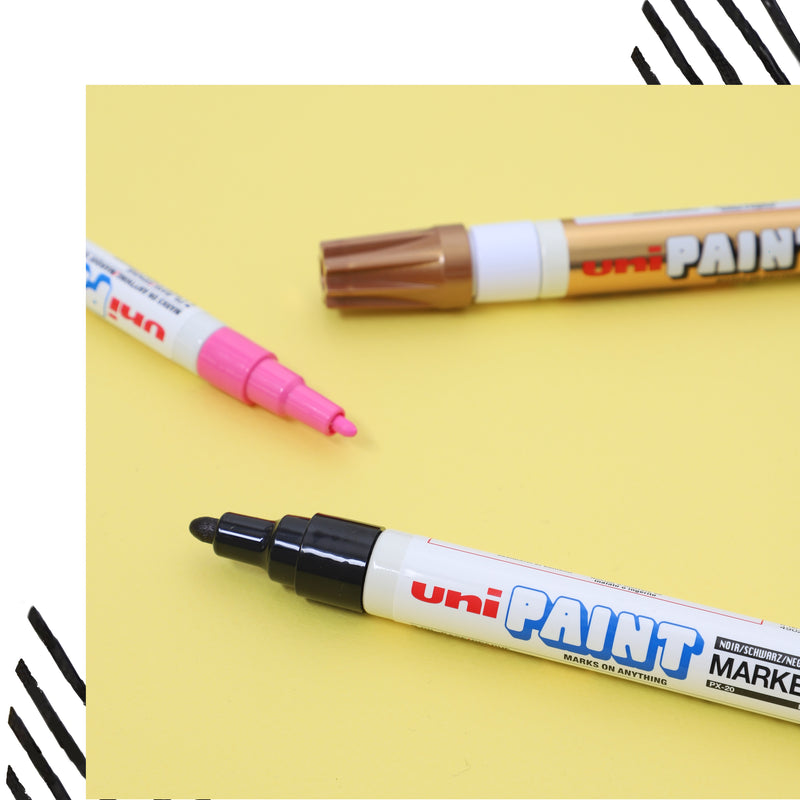 6 Marqueurs - Peinture À L'Huile - Uni-Ball