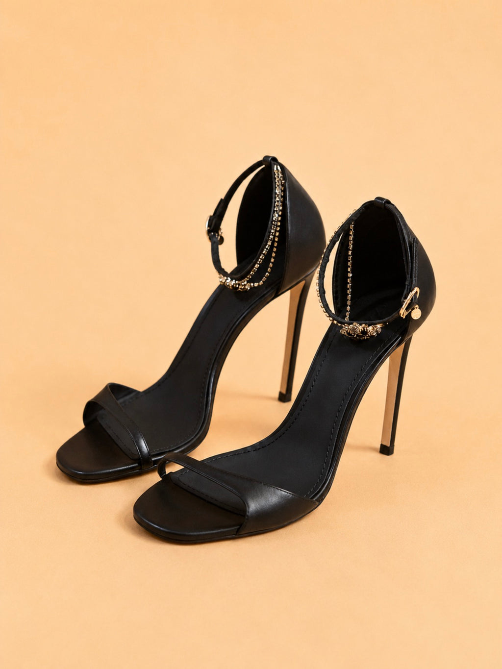 Ora Sandal In Black Calf