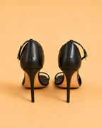Ora Sandal In Black Calf