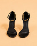 Ora Sandal In Black Calf