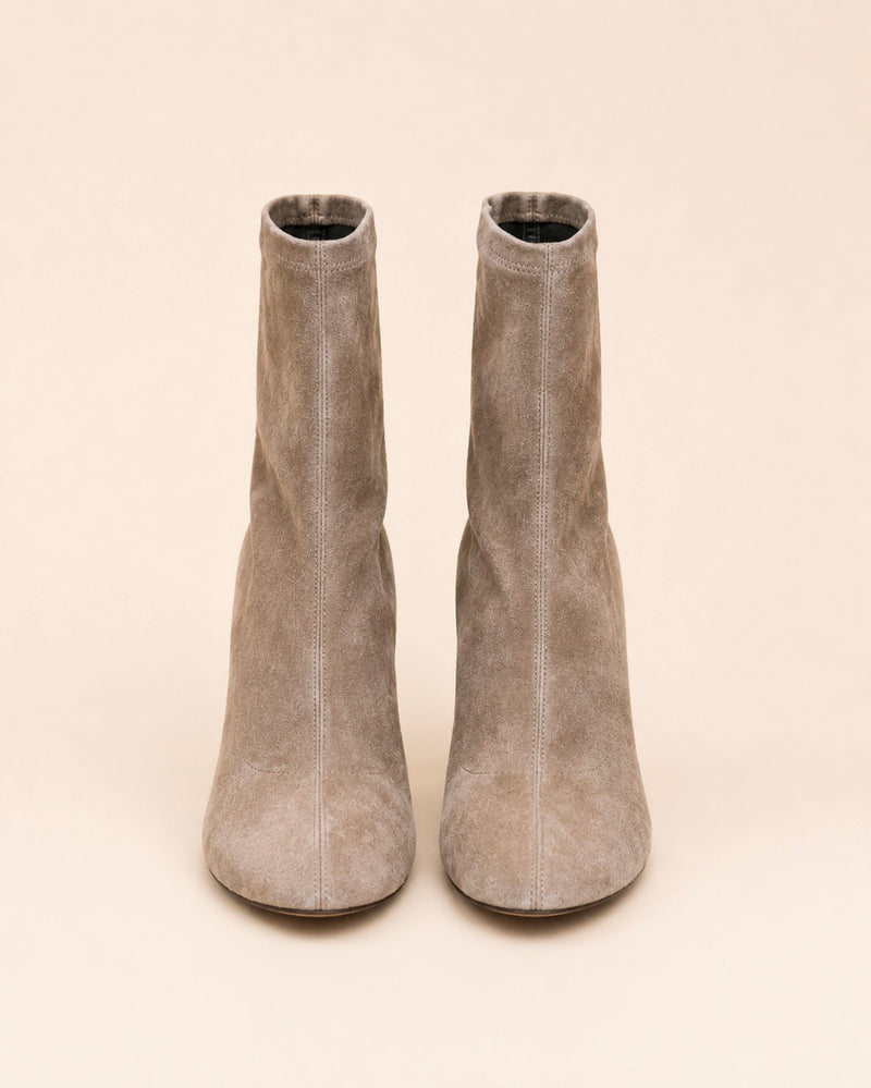 Petra Ankle Boot In Black Suede