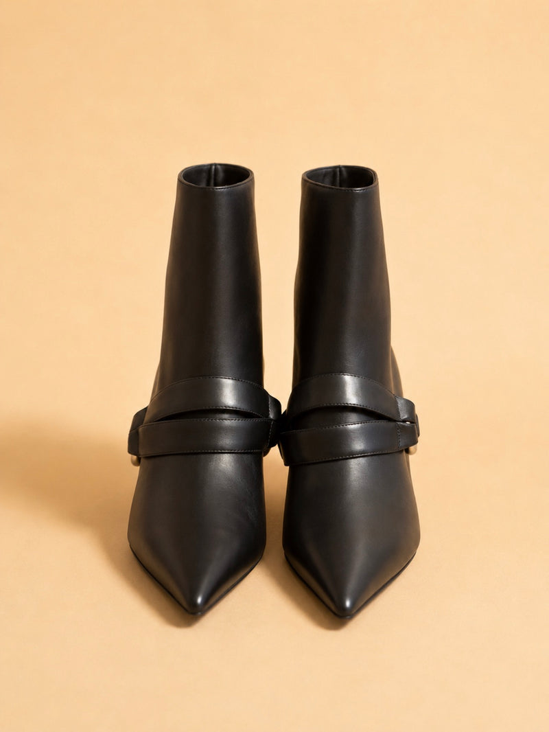 Patty Biker In Black Calf