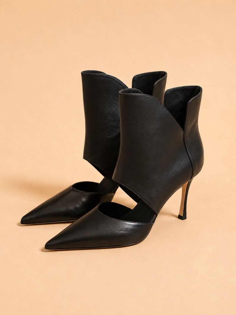 Eva Ankle Boot In Black Calf