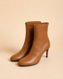 Roma Ankle Boot In Tan Stretch Calf