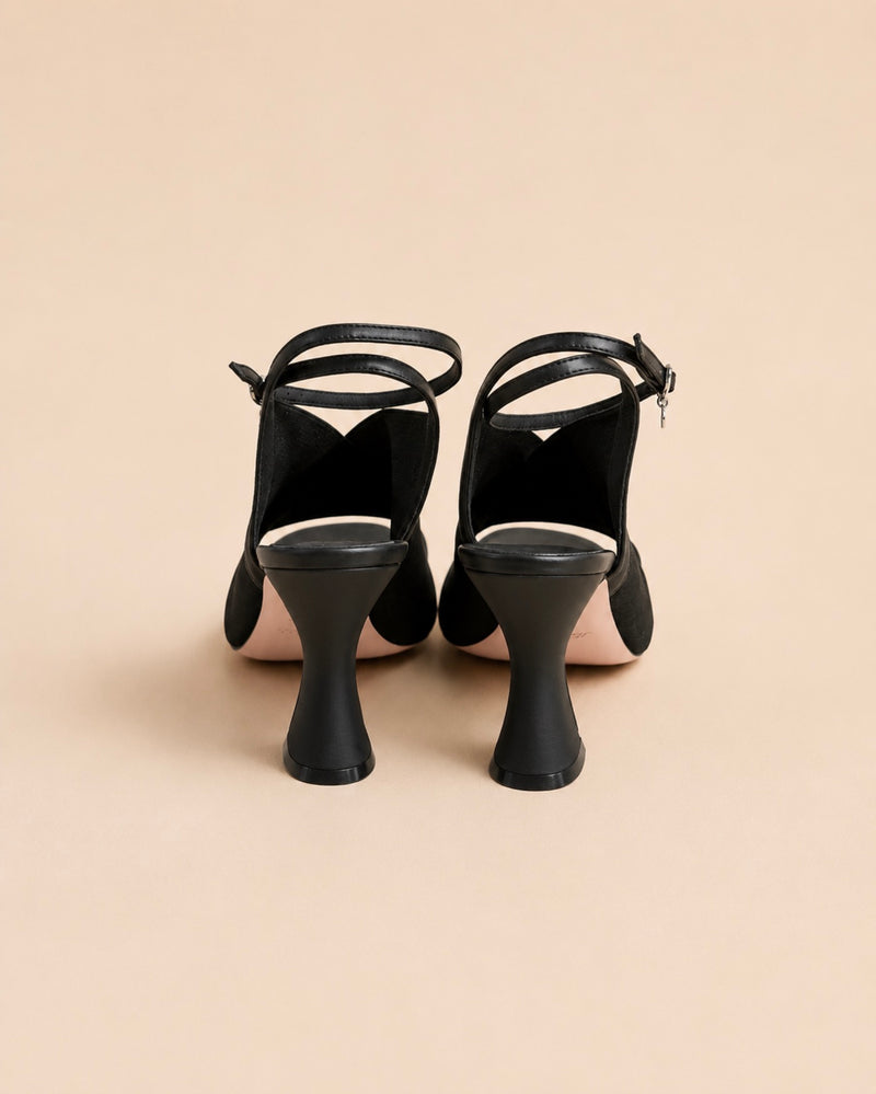 Vila In Black Stretch Nylon